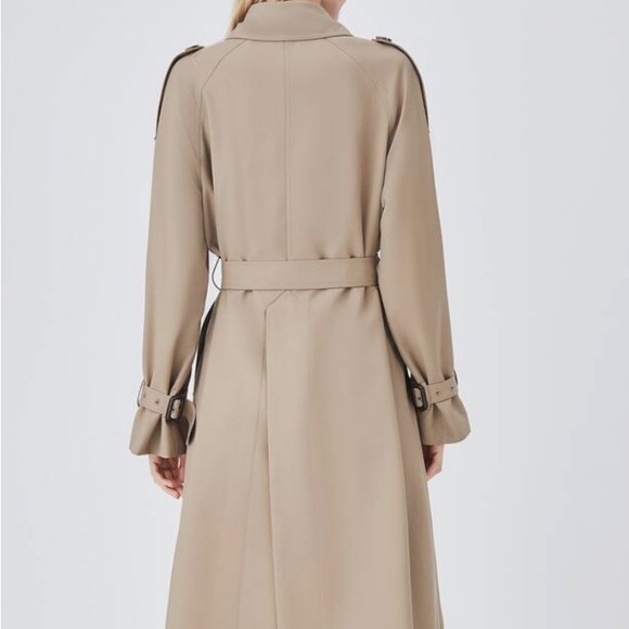 Dylan Murray Tan Trench Coat with belt - M - Picture 3 of 7